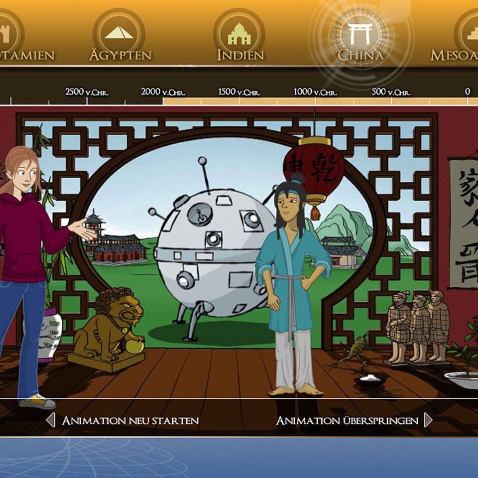 Kinderzeitmaschine: Auf Zeitreise