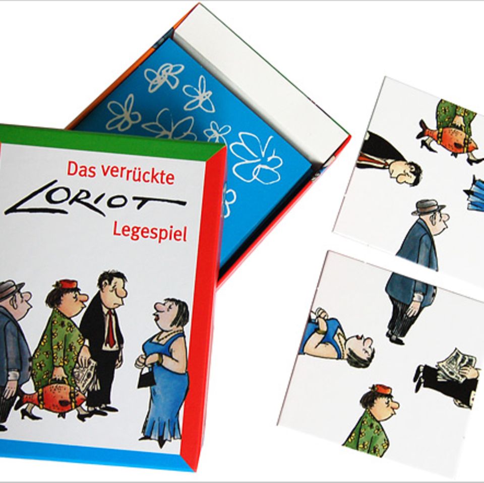 Brettspiel: Spieltipp: Das verrückte Loriot-Legespiel