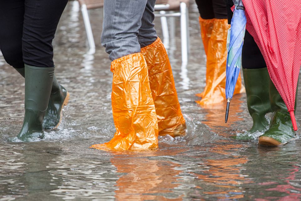 Hochwasser haben