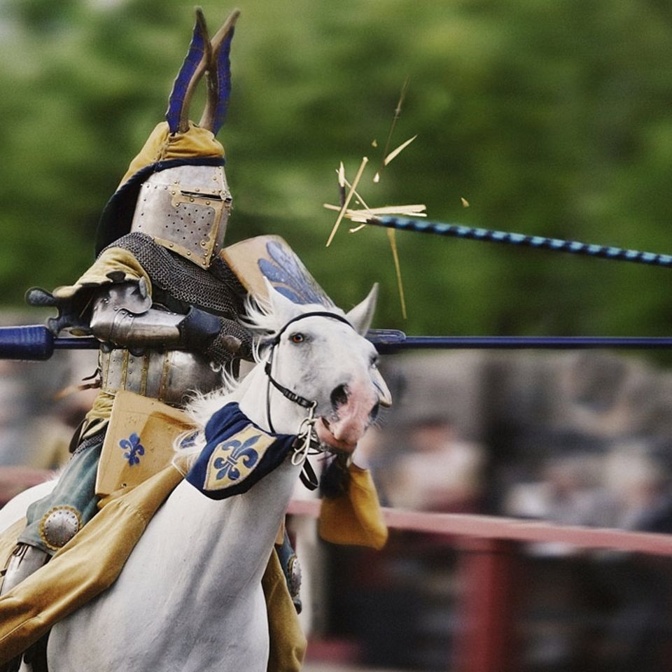 Redewendung: Für jemanden eine Lanze brechen