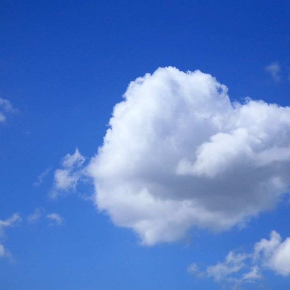 Redewendung: Auf Wolke 7 schweben