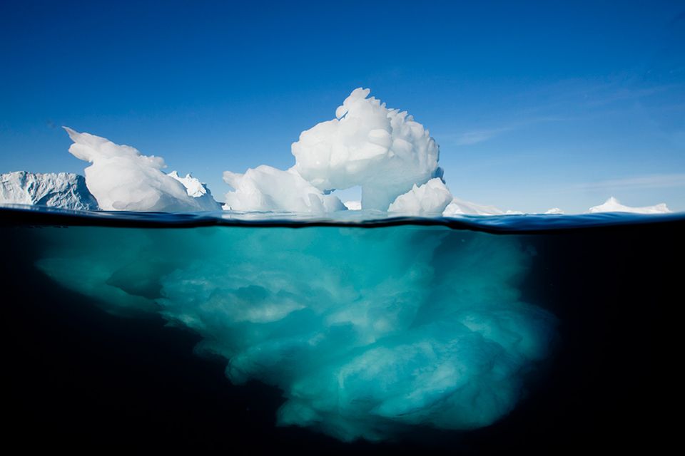 Redewendung: Die Spitze des Eisbergs