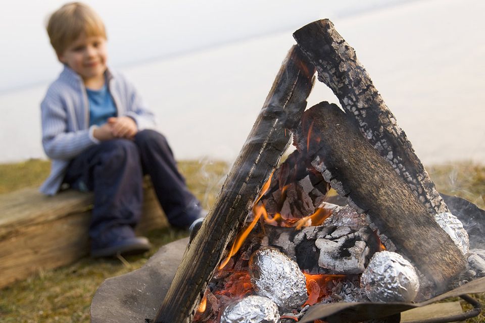 Redewendung: Für jemanden die Kartoffeln aus dem Feuer holen