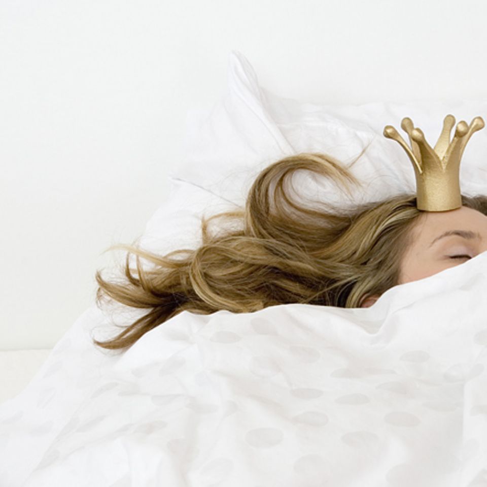 Redewendung: Eine Prinzessin auf der Erbse sein