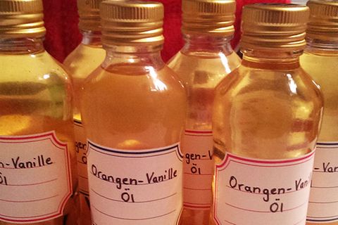 Rezept: Orangen-Vanille Öl