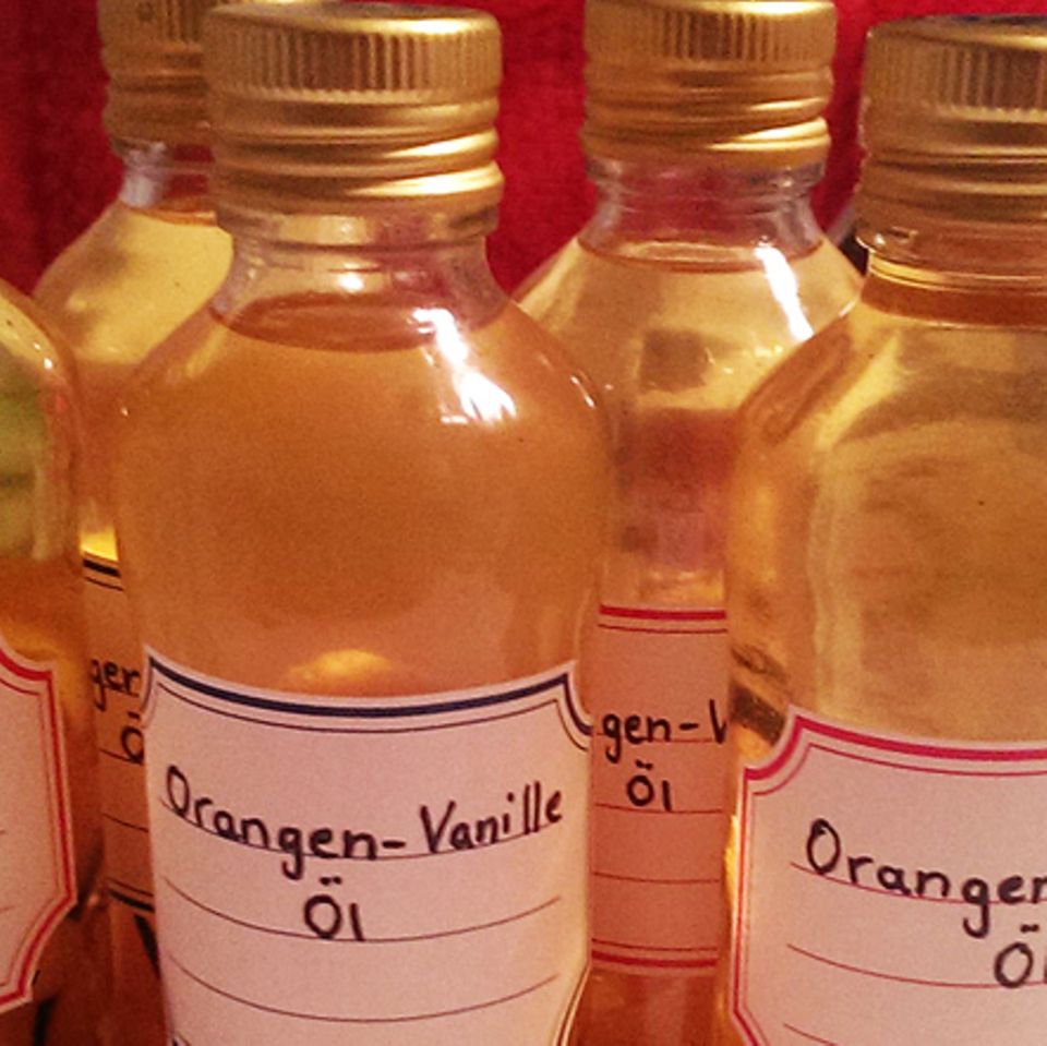 Rezept: Orangen-Vanille Öl