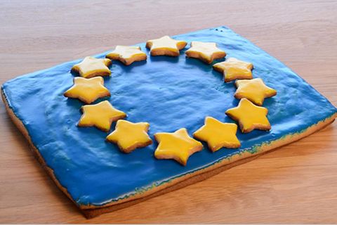 Rezept: Europa-Knusper-Flagge