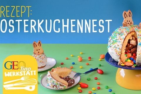 Backen: Osterkuchennest backen