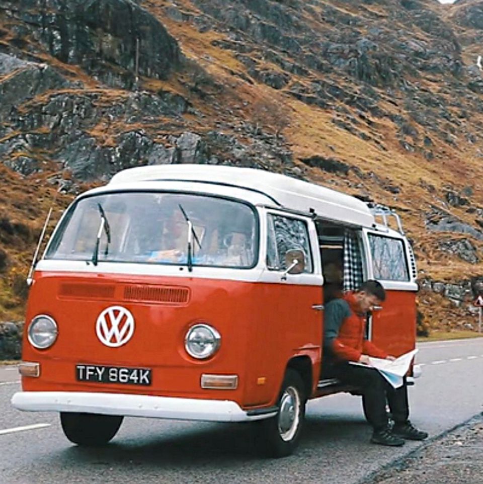 Mit dem Bulli durch Schottland