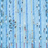 Schwimmbecken in Kolumbien von oben