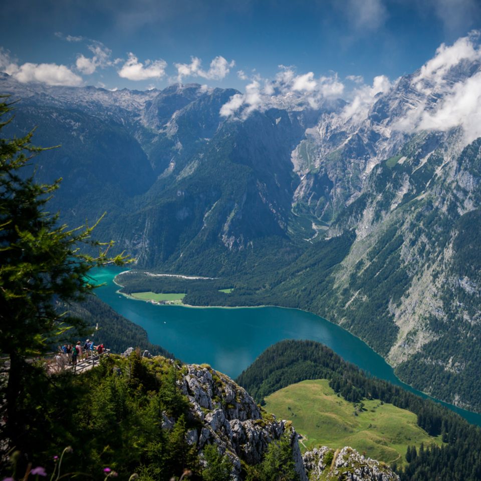 Blick auf den Königssee in Bayern