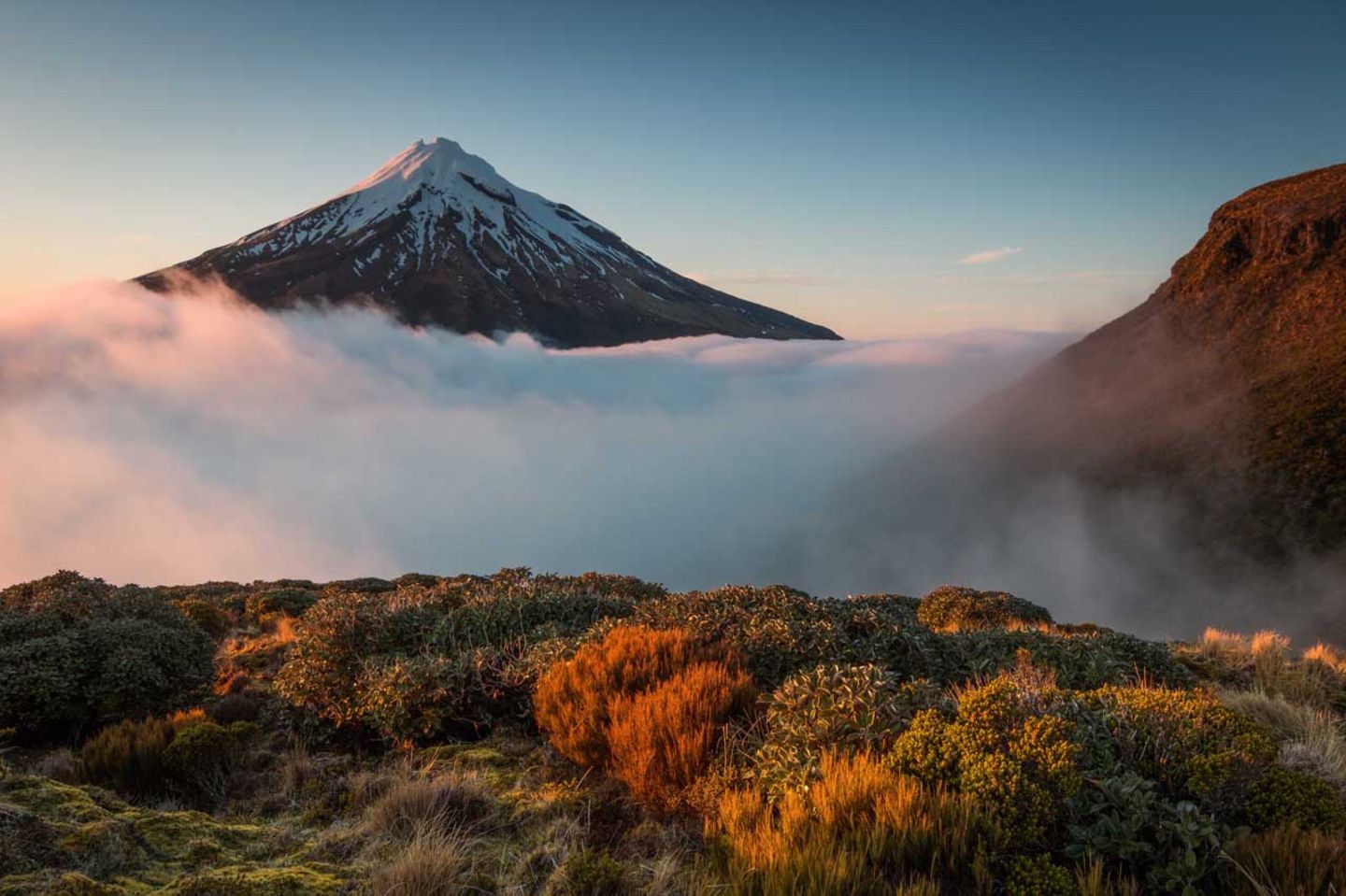 Mount Taranaki in Neuseeland Mount Taranaki in Neuseeland