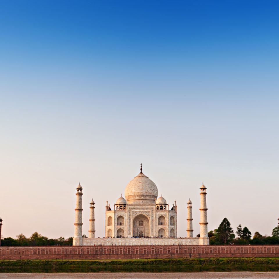 Das Taj Mahal in Indien