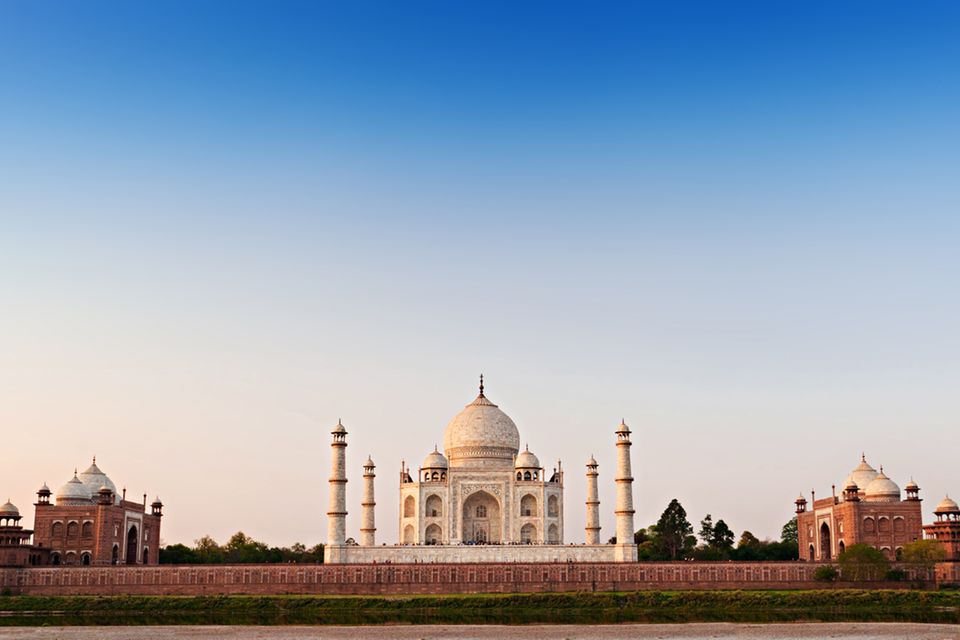 Das Taj Mahal in Indien