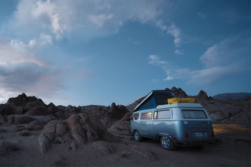 Campervan in der Wüste Arizonas