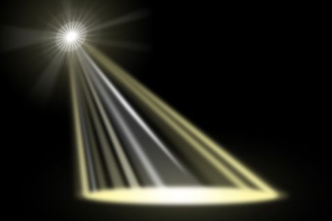 Redewendung: In the limelight