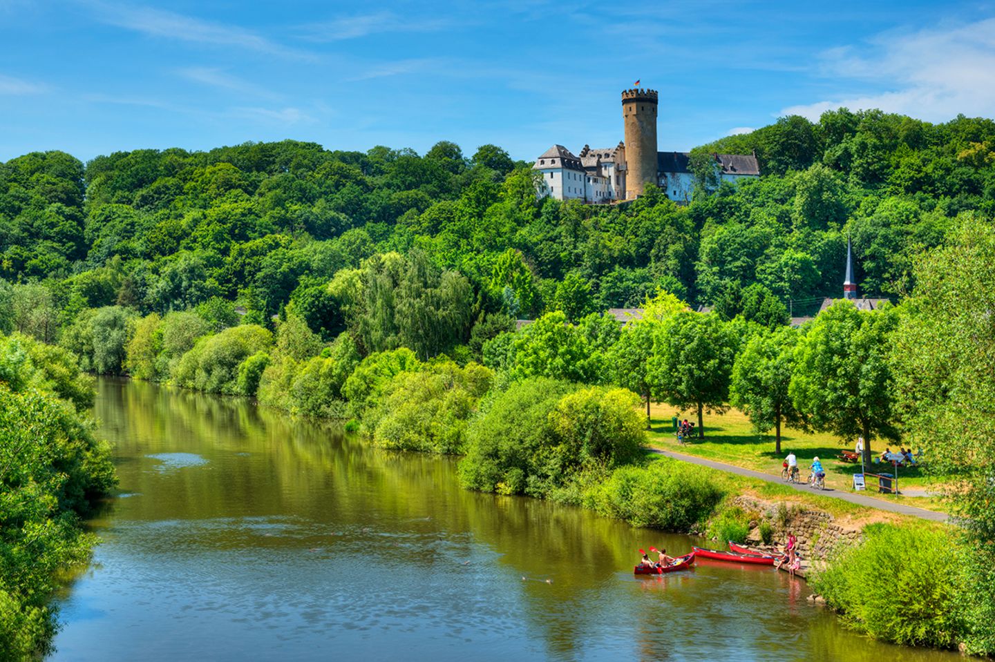 Wasserwanderung auf der Lahn