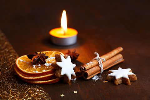 Adventszeit mit Kerzenschein