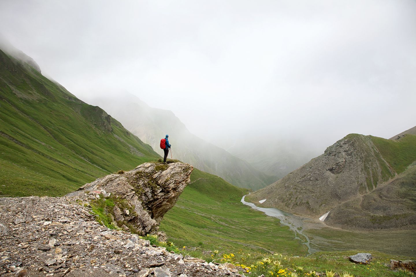 Alpenüberquerung, Wandern