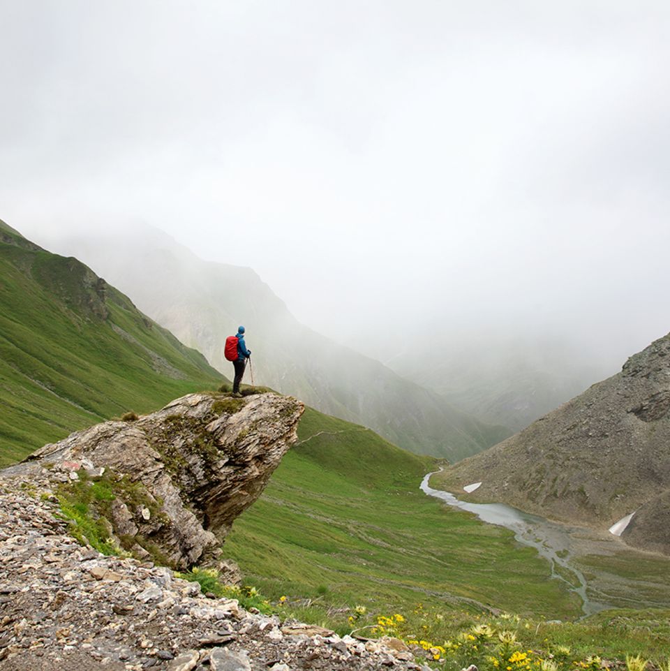 Alpenüberquerung, Wandern