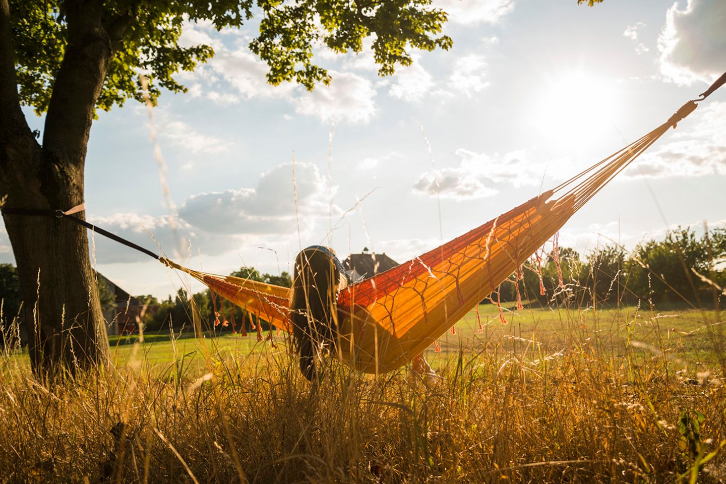 Entspannen in der Hängematte
