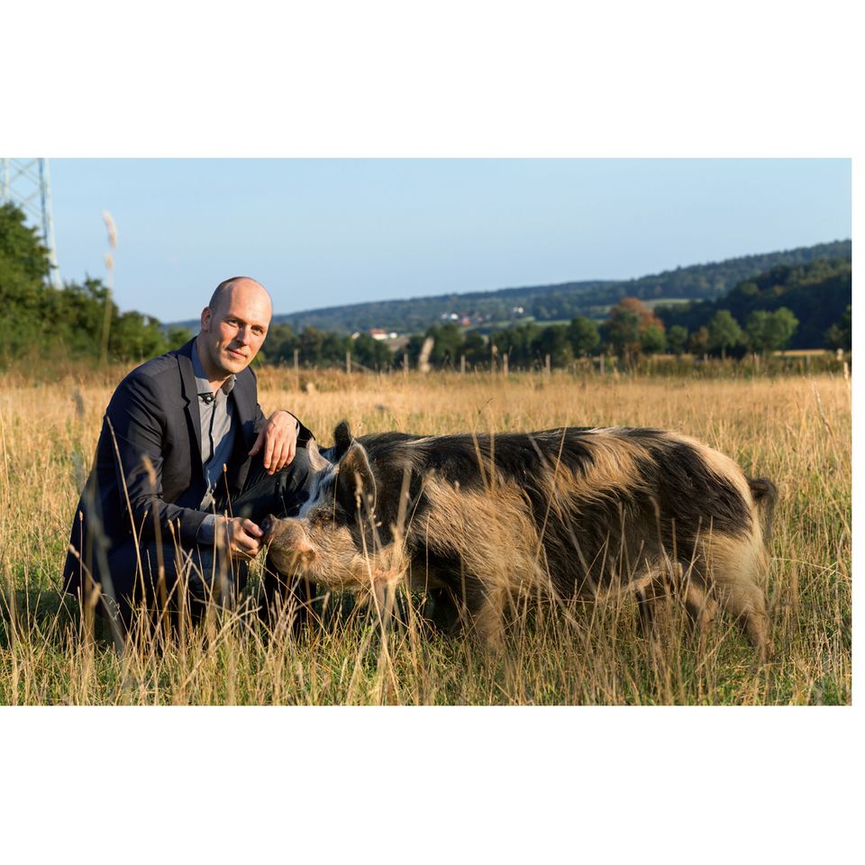 Bewusster Konsum : Ethik und Landwirtschaft: Der Wiener Philosoph Professor Herwig Grimm erforscht, welche Grundsätze die Beziehung zwischen Tieren und Menschen prägen – und wie eine moralisch vertretbare Nutztierhaltung aussehen müsste