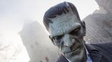 Monster auf Burg Frankenstein zu Halloween