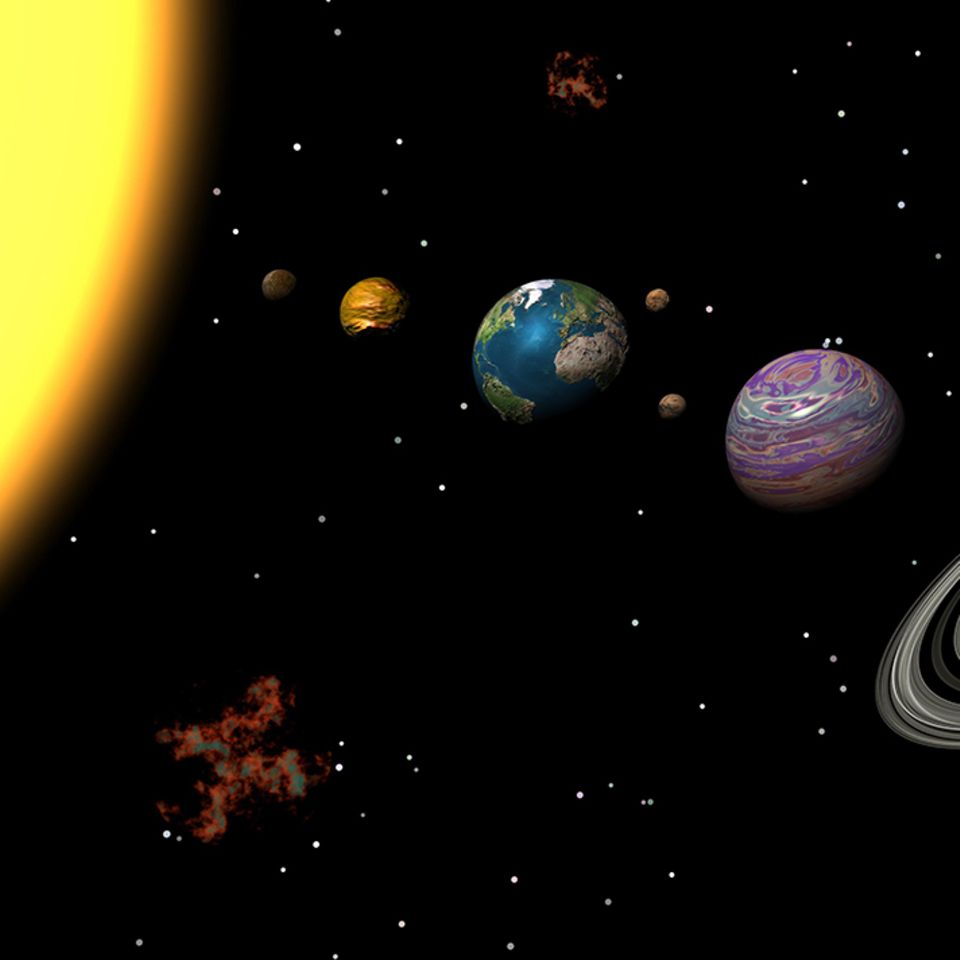 Sonnensystem selbst bauen