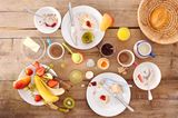Frühstück, Essensreste