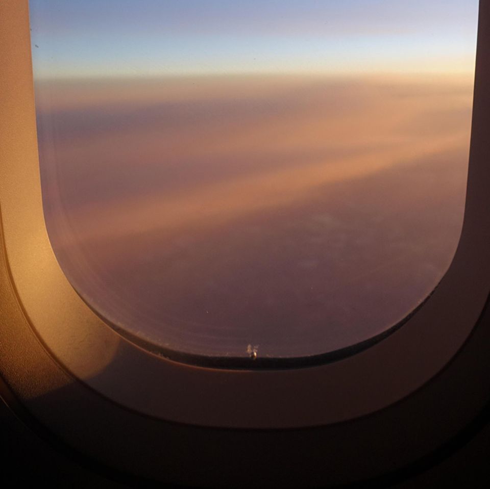 Flugzeugfenster