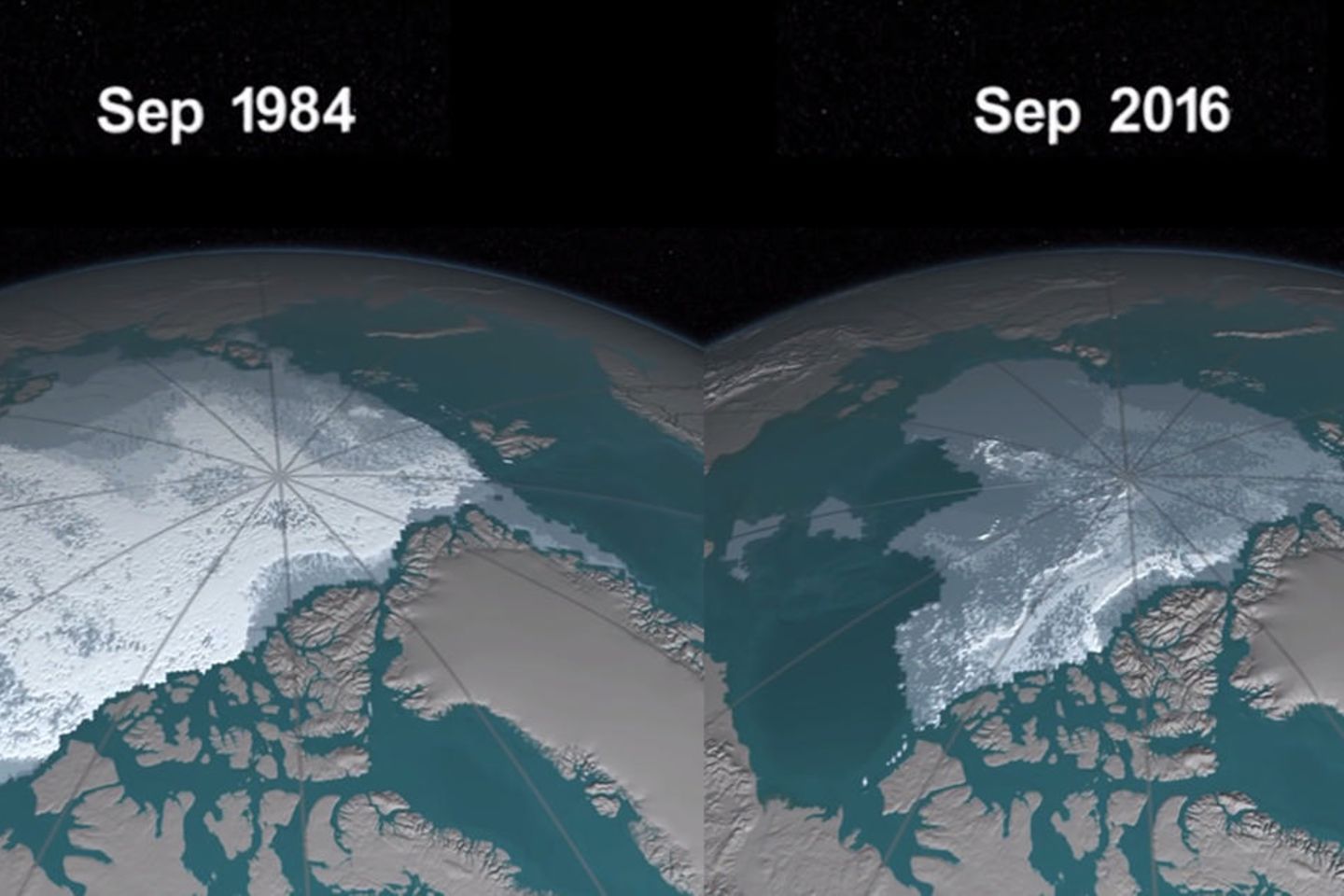 Animation Der Nasa So Rasant Schmilzt Das Eis Der Arktis Geo