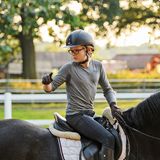 Henry geht die Route des Parcours im Kopf durch