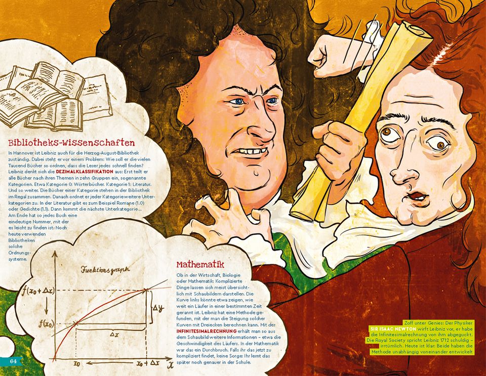 Isaac Newton wirft Leibniz vor, er habe die Infinitesimalrechnung abgeguckt Isaac Newton wirft Leibniz vor, er habe die Infinitesimalrechnung abgeguckt