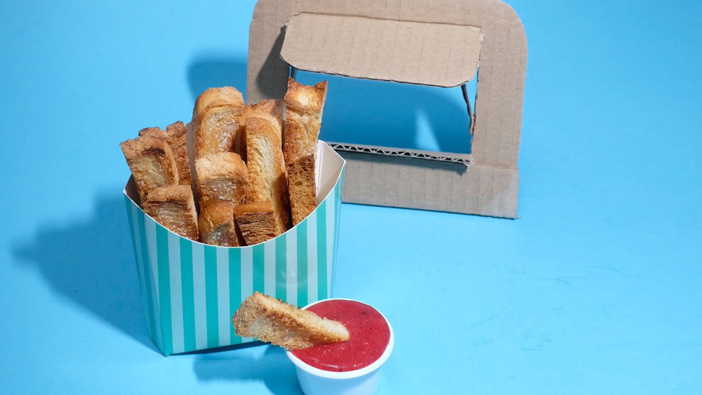 Rezept für Kinder: Süße Pommes selbst backen - [GEOLINO]