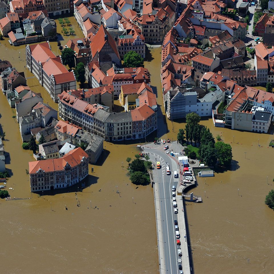 Überschwemmung in Sachsen, 2013