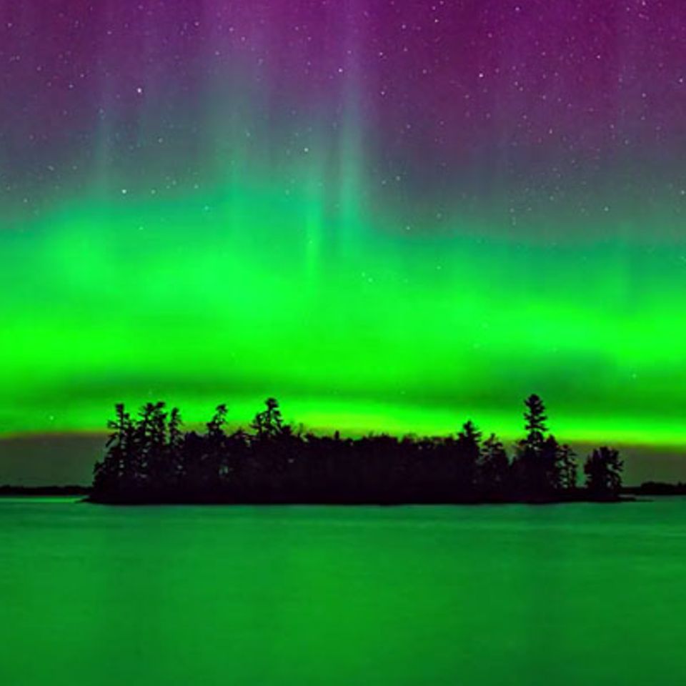 Polarlichter in Minnesota