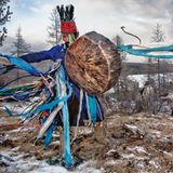 Dancing shaman II, West Taiga, Hovsgol Province, Mongolia, 2006