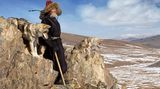 Taipak's wolves, Deloun Highlands, Olgii Province, Mongolia, 2009