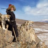Taipak's wolves, Deloun Highlands, Olgii Province, Mongolia, 2009