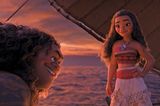Vaiana und Maui machen sich auf den Weg über den Ozean