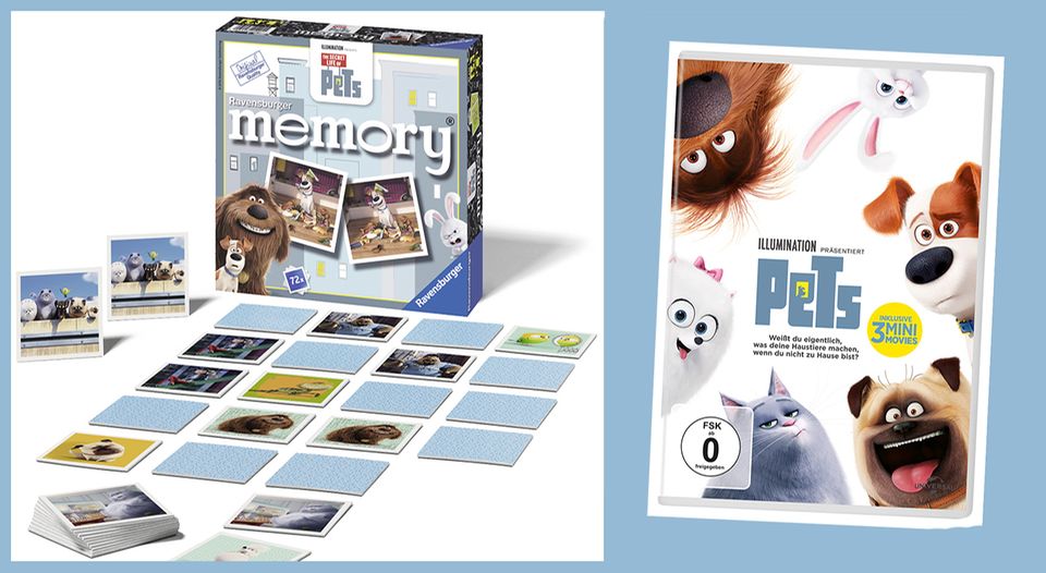 PETS Memory und DVD PETS Memory und DVD