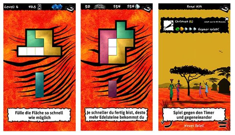 Ubongo - das Spiel als APP Ubongo - das Spiel als APP
