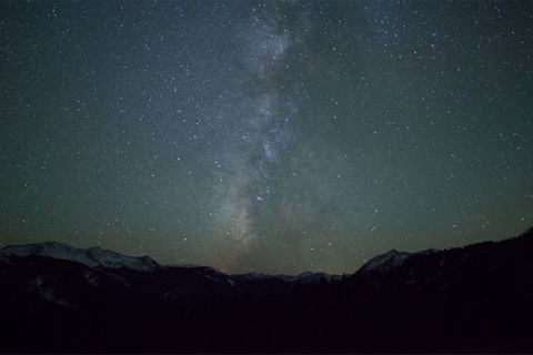 Milchstraße am Himmel über Colorado