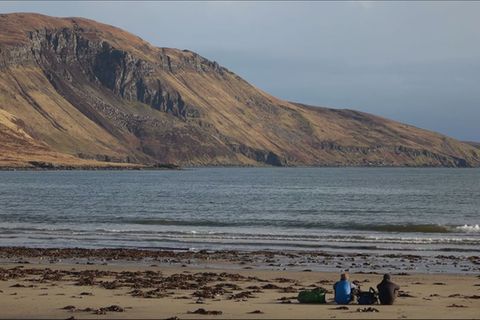 Wanderer in Schottland