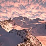 Schneebedeckte Alpen