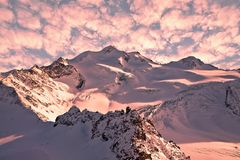 Schneebedeckte Alpen