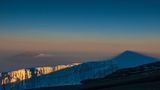 Gletscher auf dem Kilimadscharo