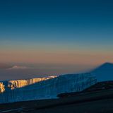 Gletscher auf dem Kilimadscharo