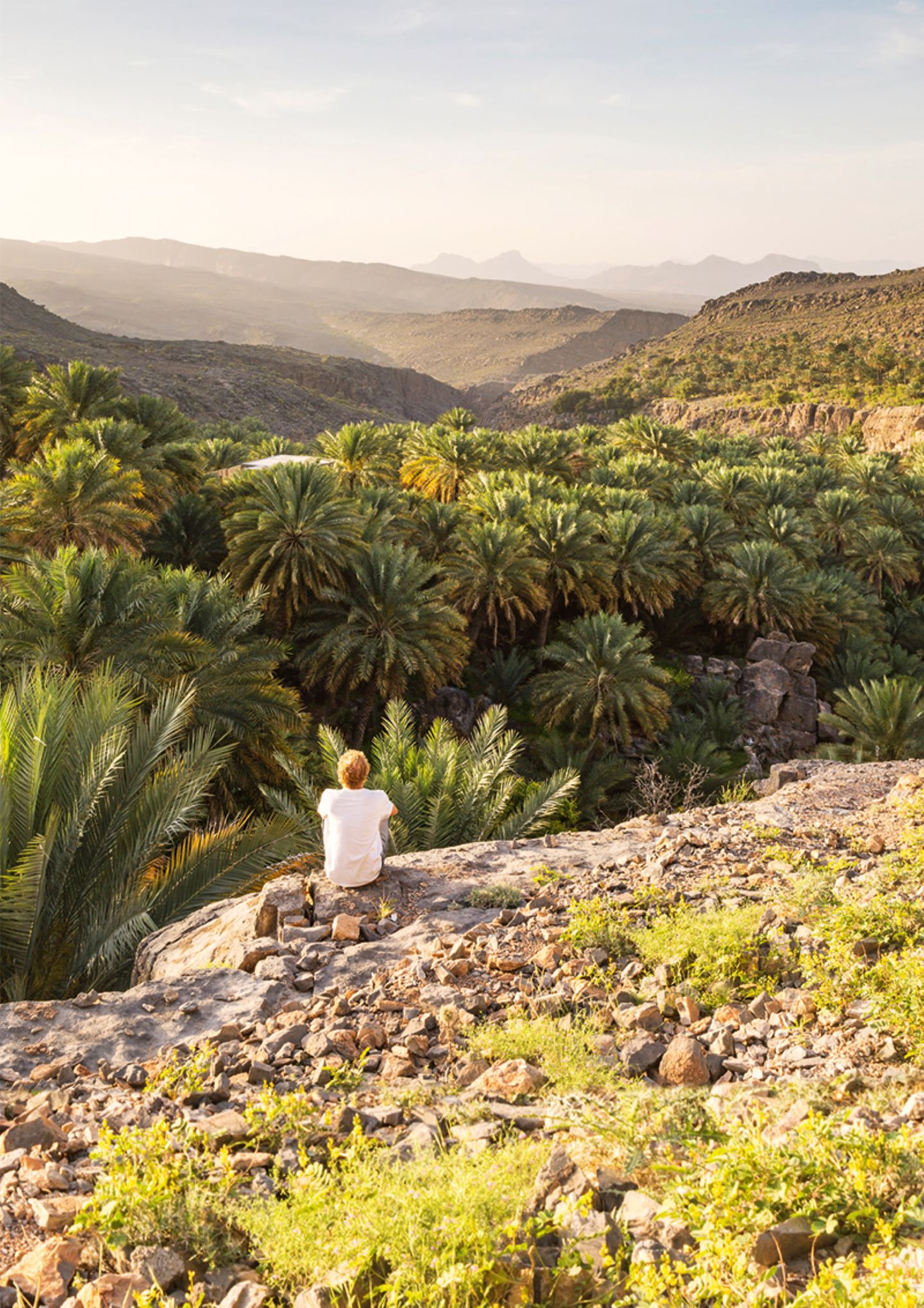Wandern im Hajar-Gebirge