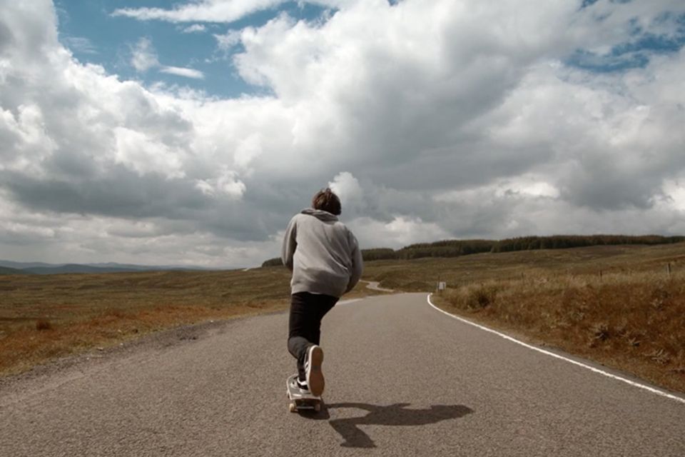 Skateboarder bereist Schottland